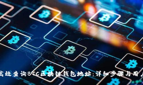 如何高效查询BTC区块链钱包地址:详细步骤与用户收益